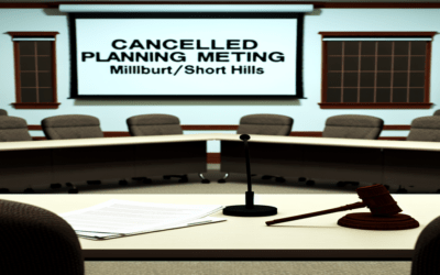 Millburn Planning Board Cancels Meeting: Stay Tuned for Updates