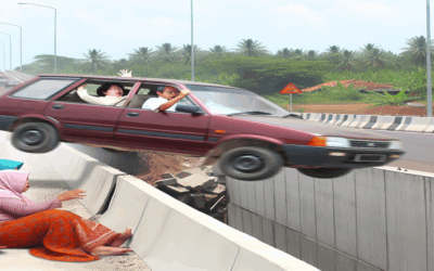 Google Maps Leads Driver Off Unfinished Bridge, Survives 40ft Fall