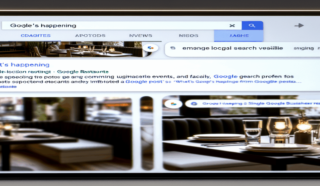 Google’s ‘What’s Happening’ Serves Up Fresh Restaurant Updates